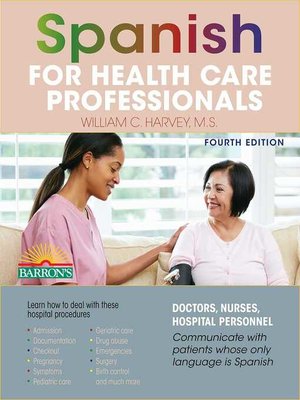 cover image of Spanish for Health Care Professionals